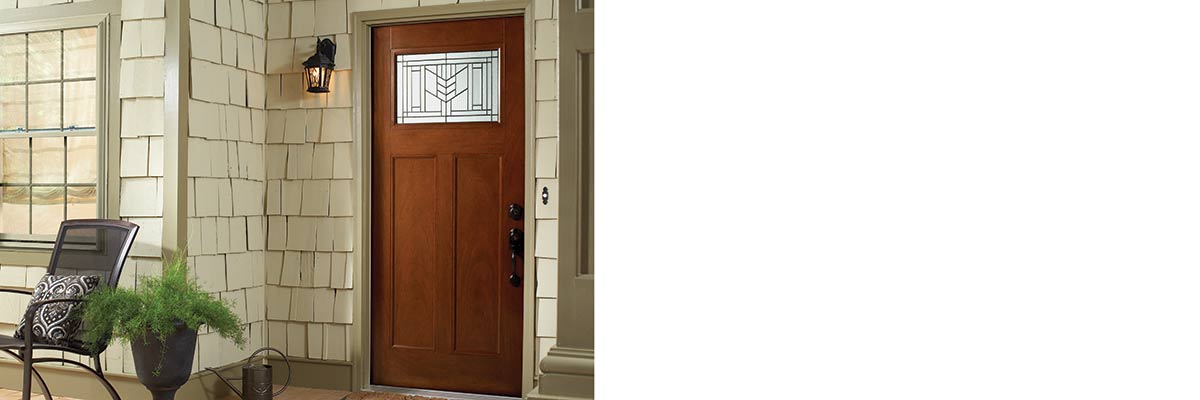 Exterior door with glass Exterior door with glass