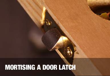 How To Mortise A Door Latch Three At The Home Depot