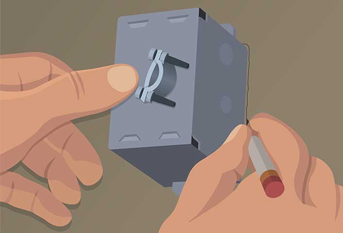 Cut holes remodel boxes - Hard-Wired Smoke CO Alarms Cut holes remodel boxes - Hard-Wired Smoke CO Alarms