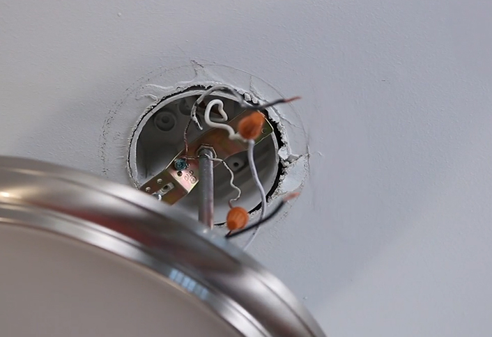 Wire the fixture - Wall Switch Ceiling Fixture Wire the fixture - Wall Switch Ceiling Fixture