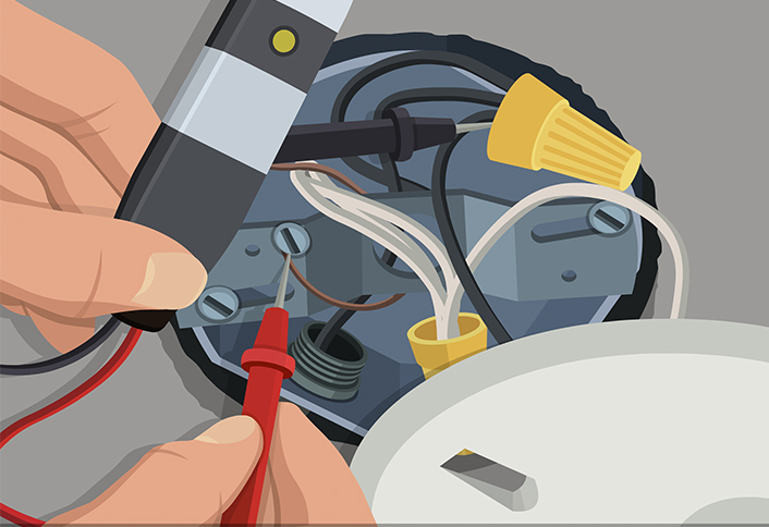 Remove mounting screws test current - Testing Light Socket Remove mounting screws test current - Testing Light Socket