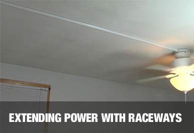 Project Guide Extending Power To Fixtures With Metal Raceway At