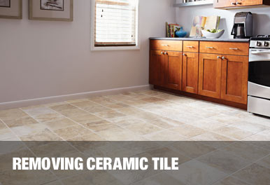 How To Remove Ceramic Tile At The Home Depot