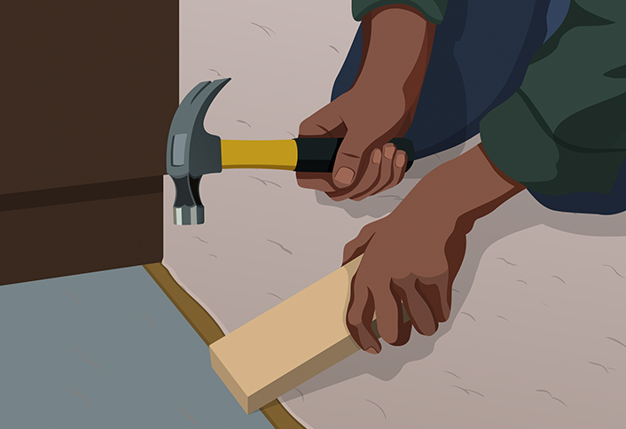 Install moulding - Install Carpet Install moulding - Install Carpet