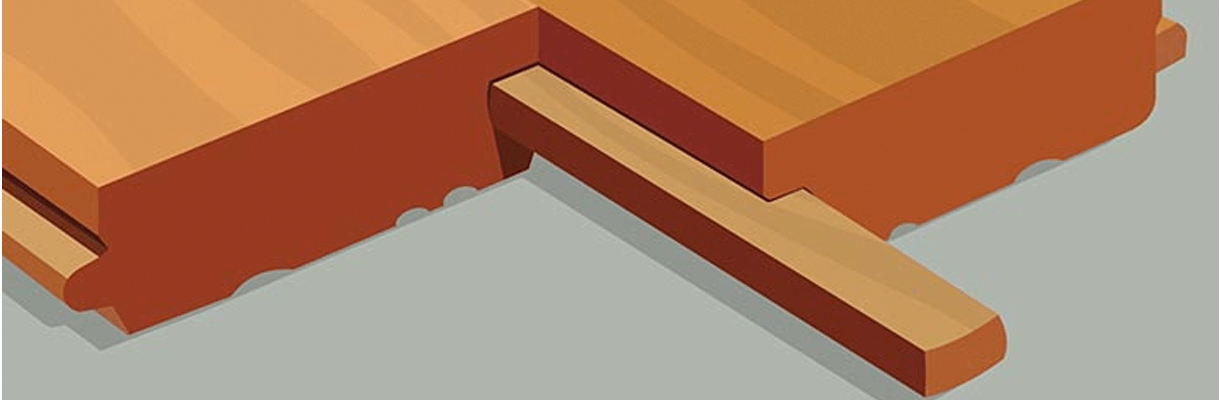 How To Install Hardwood Floors The Home Depot Ilration Of Two Hardwood Boards Joined By A Joist