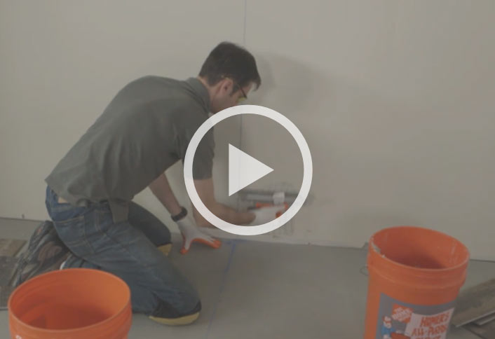 Set tile on the wall - Tile Your Mudroom Set tile on the wall - Tile Your Mudroom