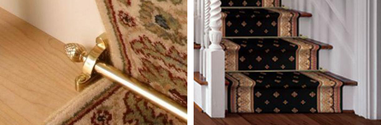 add stair rods, optional add stair rods, optional