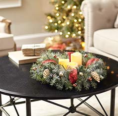 How to Make a Christmas Wreath Centerpiece