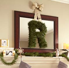 Monogram Wreath Garland