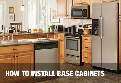 Base Cabinet Installation Guide At The Home Depot