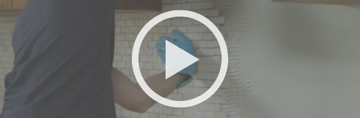 How To Install A Tile Backsplash At The Home Depot Lay The Tile