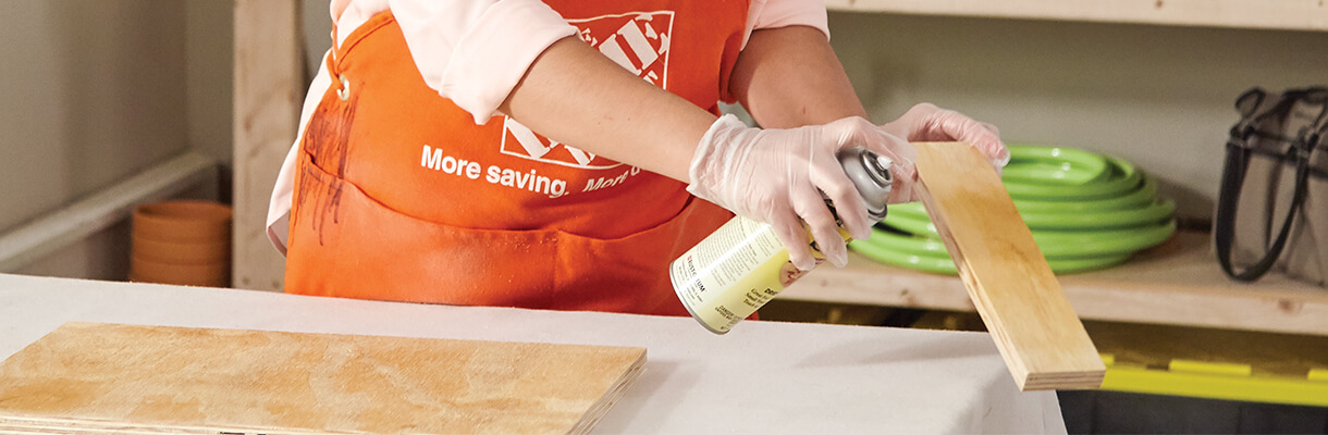 spraying-shellac-on project-boards spraying-shellac-on project-boards