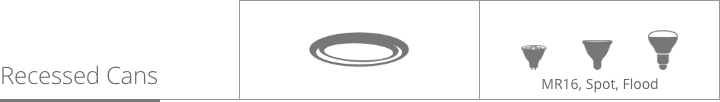 Recessed Cans Recessed Cans