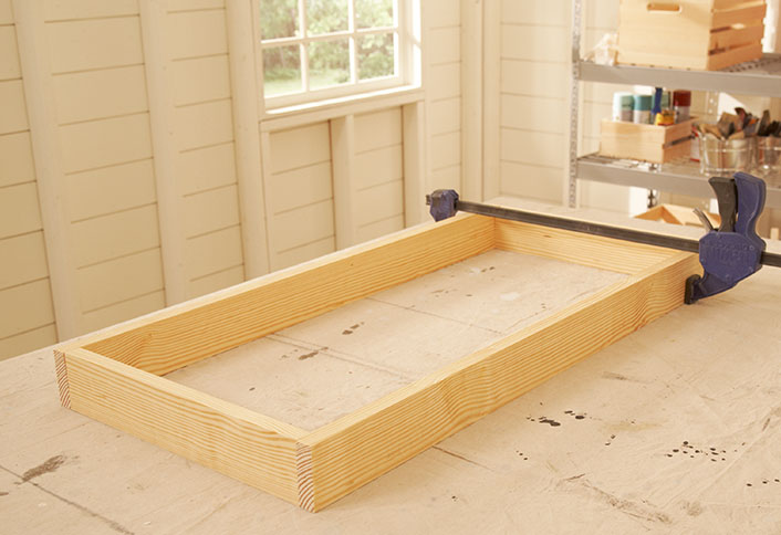 Assemble the frame - Make a Pot Rack Assemble the frame - Make a Pot Rack