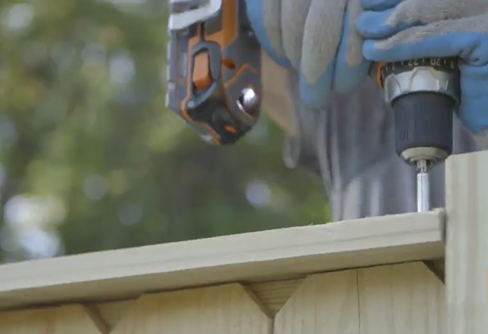 Miter the end post - Replacing a Deck Railing Miter the end post - Replacing a Deck Railing