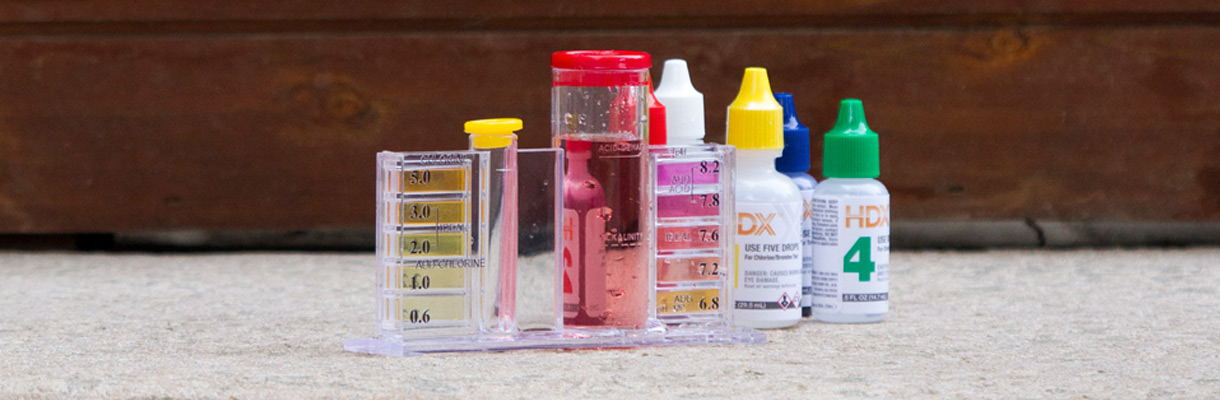 Using pool test kits Using pool test kits