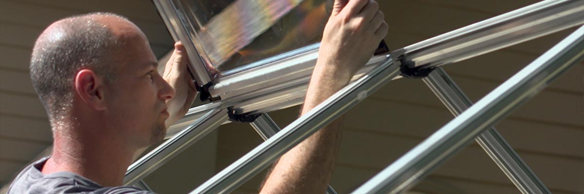 Install ventilation windows (optional) Install ventilation windows (optional)