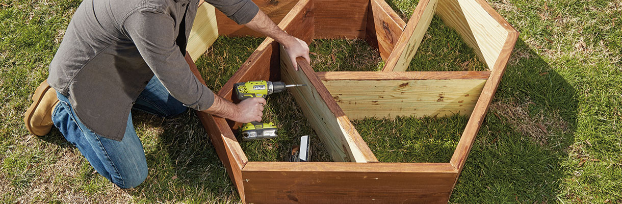 how-to-build-a-hexagon-planter-box-youtube