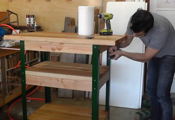 Add wheels and accessories - Build a Grilling Cart Add wheels and accessories - Build a Grilling Cart