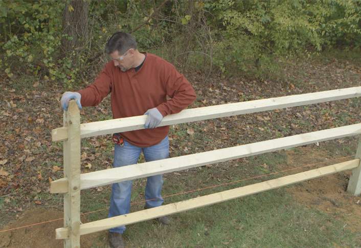 Put line post - Mortised Posts Rails Put line post - Mortised Posts Rails