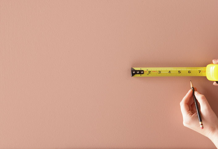 Measure horizontally - Painting Vertical Stripes Measure horizontally - Painting Vertical Stripes