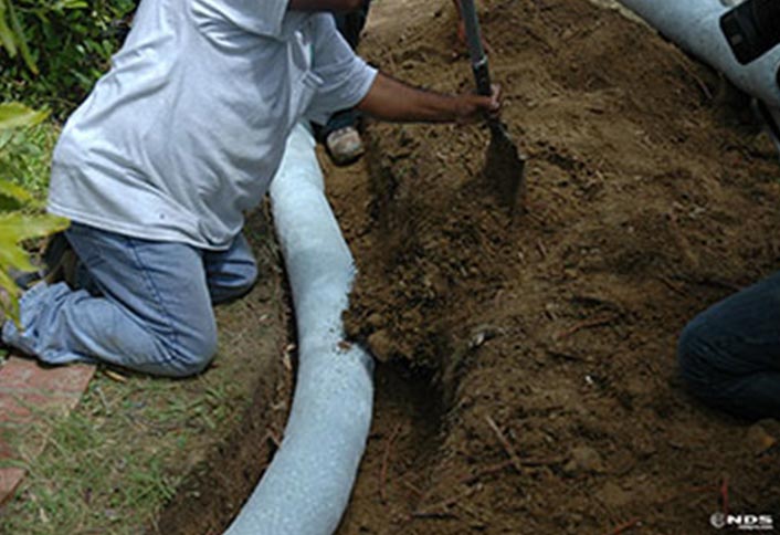 Alternative method: EZ-Drain - How To Build French Drain Alternative method: EZ-Drain - How To Build French Drain