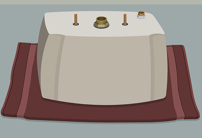 Remove the toilet tank - Replace Toilet Flush Valve Remove the toilet tank - Replace Toilet Flush Valve