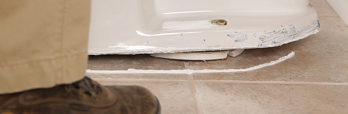 Break the toilet seal Break the toilet seal