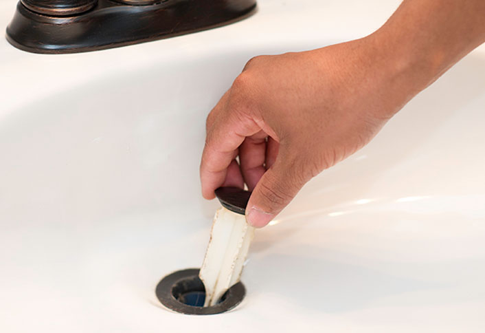 Remove Sink Stopper - Clearing Sink Drains with Plunger Remove Sink Stopper - Clearing Sink Drains with Plunger