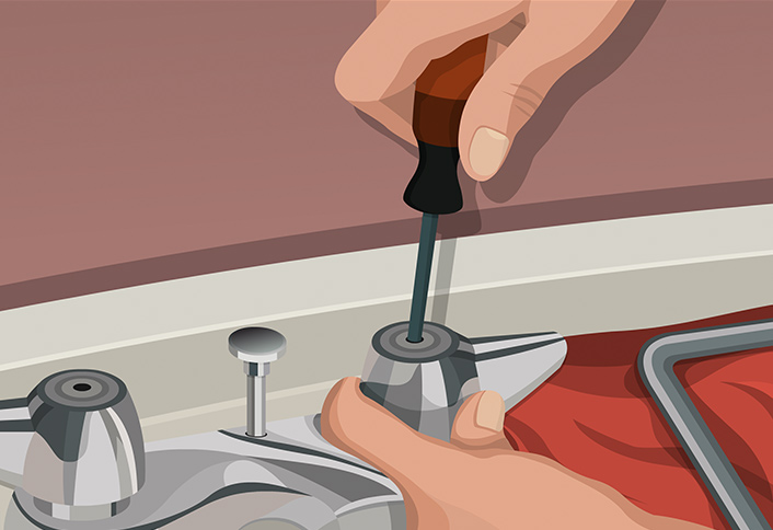 Reassemble faucet - Replacing Worn Valve Seat Reassemble faucet - Replacing Worn Valve Seat