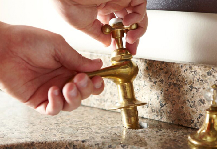 Remove old faucet - Install Widespread Faucet Remove old faucet - Install Widespread Faucet