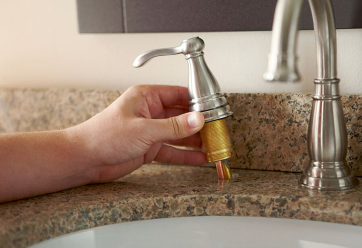 Place faucet valves sink - Install Widespread Faucet Place faucet valves sink - Install Widespread Faucet
