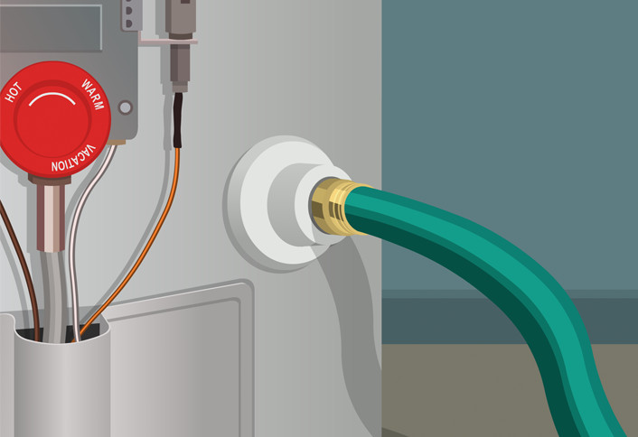 Flush the water heater - Maintaining Water Heater Flush the water heater - Maintaining Water Heater