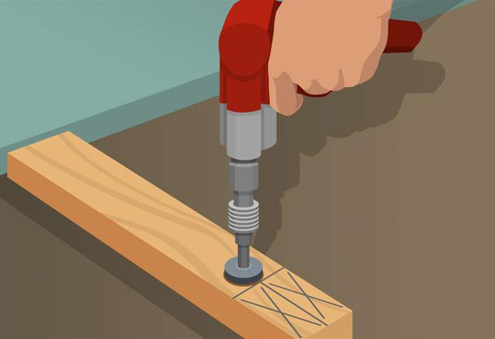 Cut outer 2x4 sole-plates - Building Utility Shelves Cut outer 2x4 sole-plates - Building Utility Shelves