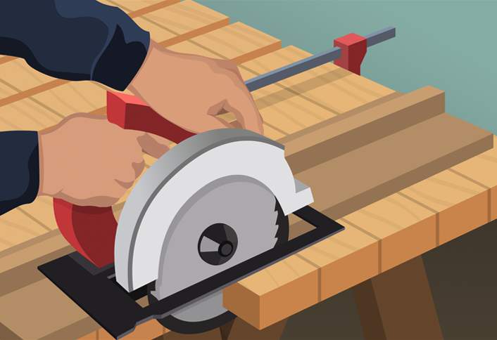 Trim the shelf risers - Building Utility Shelves Trim the shelf risers - Building Utility Shelves