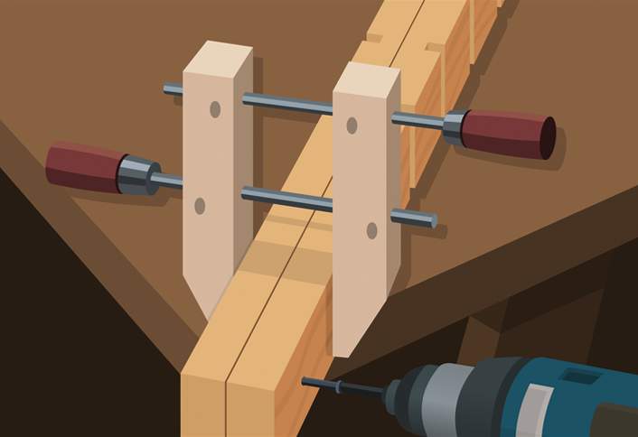 Build two center supports - Building Utility Shelves Build two center supports - Building Utility Shelves