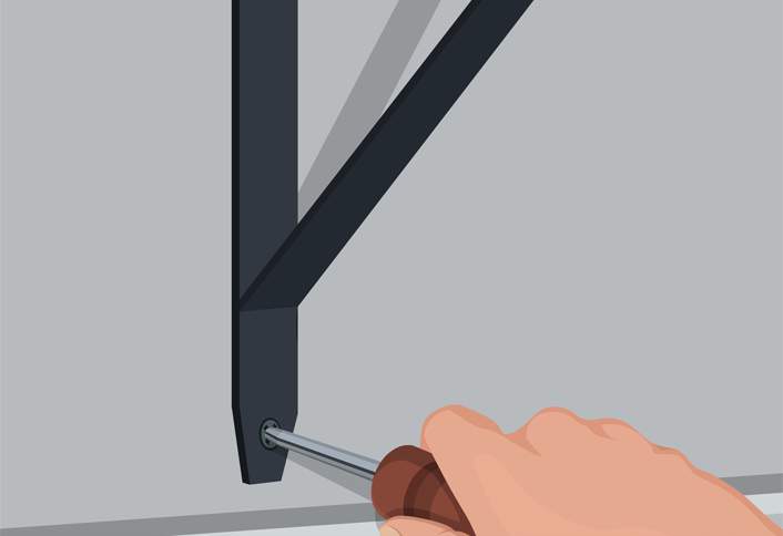 Attaching brackets wall studs - Installing Stationary Brackets Attaching brackets wall studs - Installing Stationary Brackets