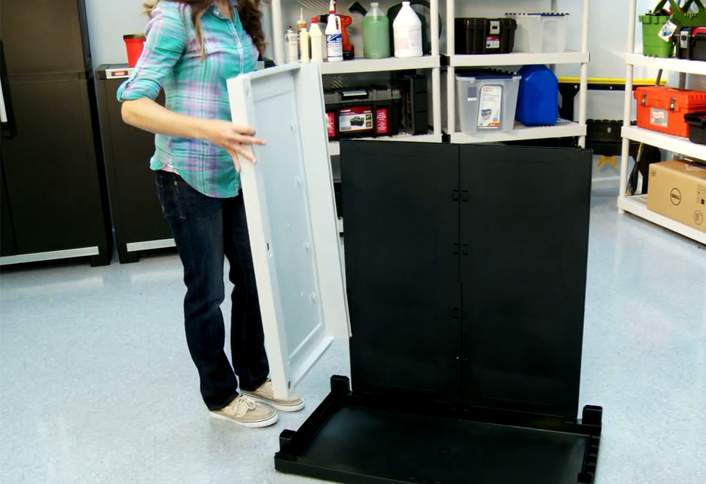 Time to install - Installing HDX Plastic Cabinets Time to install - Installing HDX Plastic Cabinets