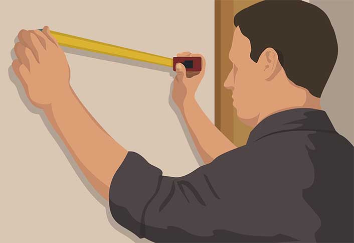 Measure height width area - Construct a Shelving Unit Measure height width area - Construct a Shelving Unit