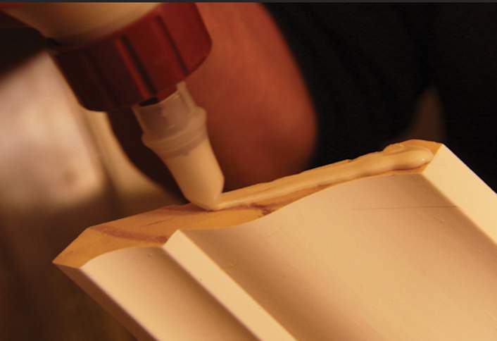 Glue and assemble the return - Cutting Mitered Returns Glue and assemble the return - Cutting Mitered Returns