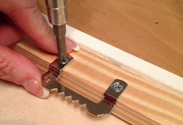 Install screw eyes picture - How Hang Pictures Install screw eyes picture - How Hang Pictures