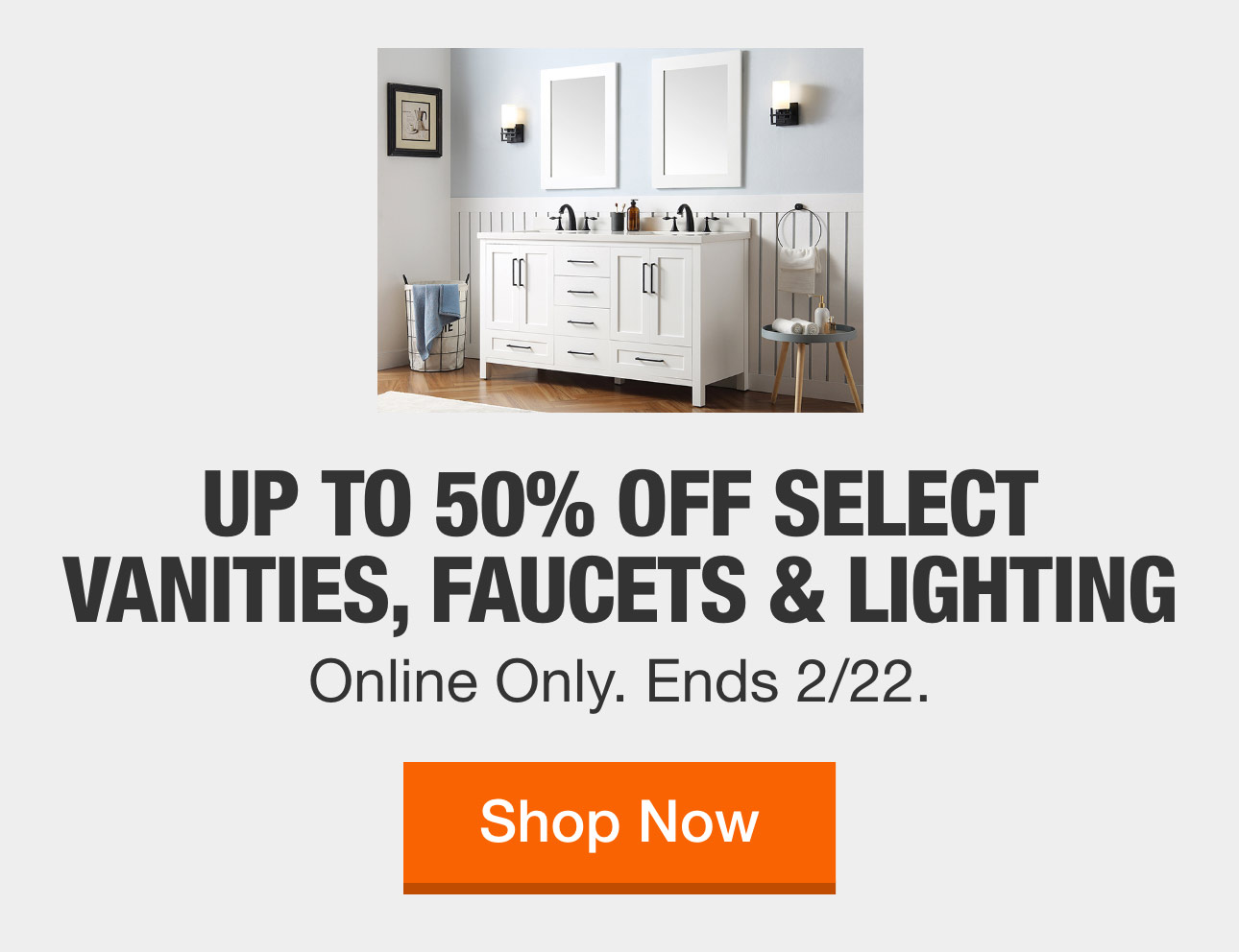 Bathroom Vanities without Tops   Bathroom Vanities   The Home Depot