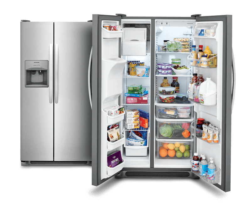 Frigidaire Side by Side Refrigerators Refrigerators The Home Depot