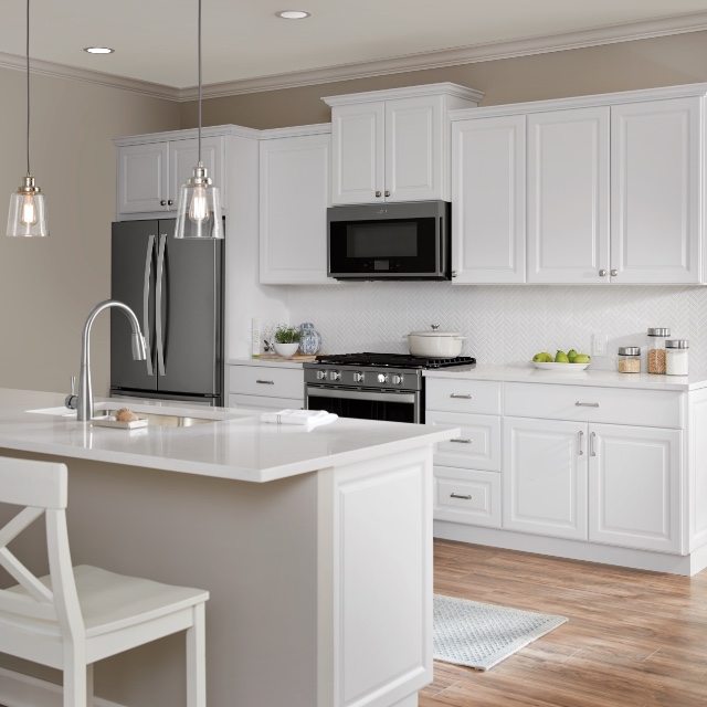 Contemporary Kitchen Cabinets Home Depot / Martha Stewart Living