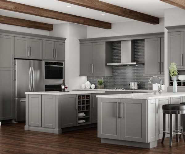 Gray Kitchen Cabinets Kitchen The Home Depot