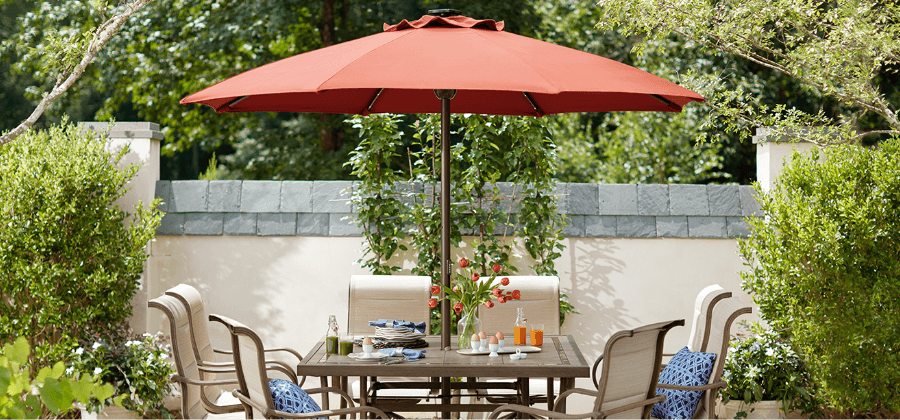 patio table umbrella hole insert