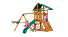 Caribbean All Cedar Swing Set