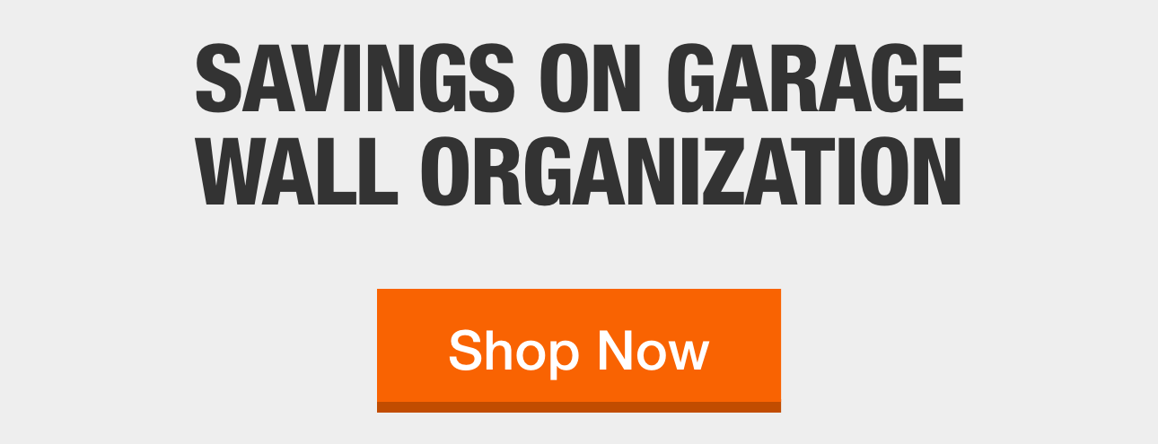 Garage Wall Organization Storage The Home Depot