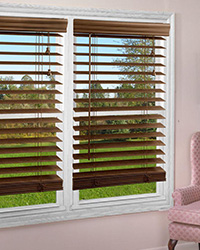 Faux Wood Blinds The Home Depot Corded Blinds