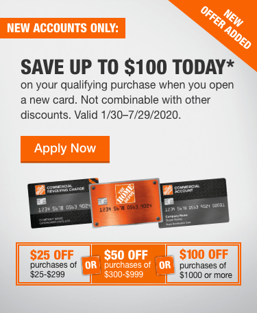 Credit Card Offers The Home Depot